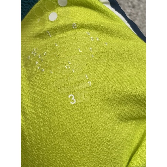 Title Nine Pele 2 Pc Swimsuit Striped Teal Bikini Strappy Top 32C/Sz M‎ Bottom - Picture 8 of 9